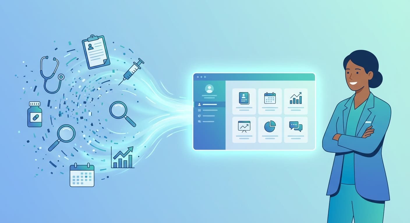 MedSiteAI patient booking interface connected to athenahealth