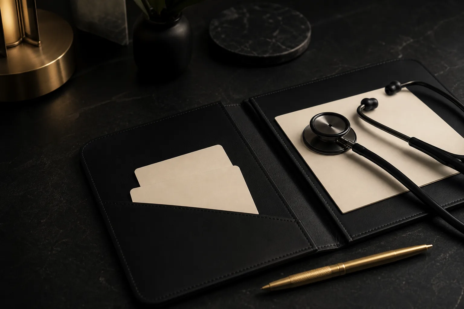 Private charcoal concierge consultation room
